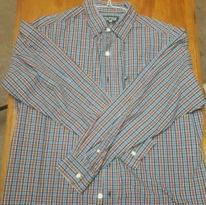 Ralph Lauren Polo Jeans Men’s Size M Large Plaid  Western Shirt Snap Button up